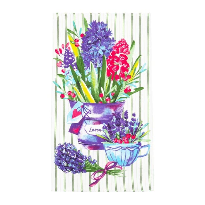 Набор кухонных полотенец Доляна «Любимая мама», 35×60 см-4 шт., 100% хлопок