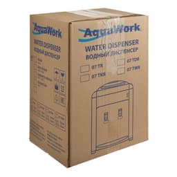 Кулер для воды AquaWork AW 0.7TDR, 700 Вт, охлаждение, нагрев, белый