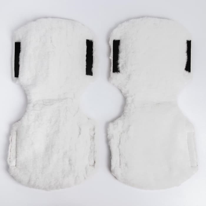 Варежки-муфты на ручку коляски, 2 шт., красные