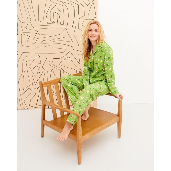 Рубашка женские KAFTAN «Авокадо», размер 40-42