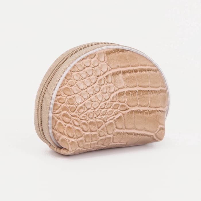 Кошелёк-монетница на молнии, 9.5×2×7 см, с текстурой, МИКС