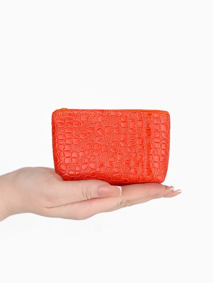 Кошелёк-монетница на молнии, 11.5×3×9 см, с текстурой, МИКС