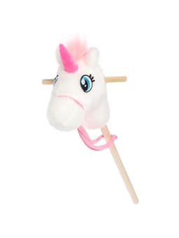 Мягкая игрушка ZABIAKA «Единорог-скакун», на палке, МИКС