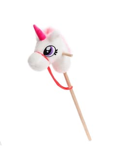 Мягкая игрушка ZABIAKA «Единорог-скакун», на палке, МИКС