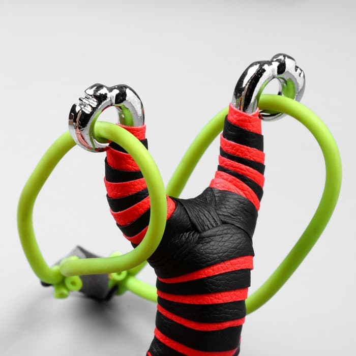 Рогатка металлическая «Ниндзя» в кожаной оплётке, микс