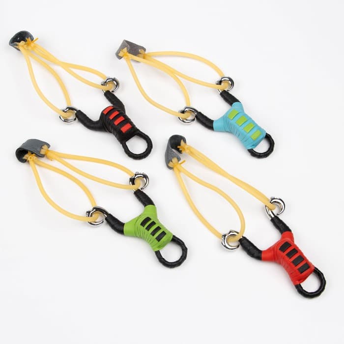 Рогатка металлическая «Ниндзя» в кожаной оплётке, микс