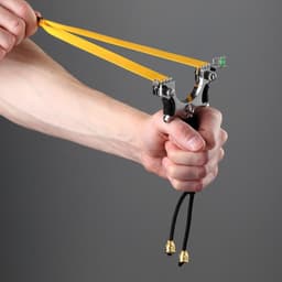 Рогатка металлическая «Вихрь» в текстильной оплётке