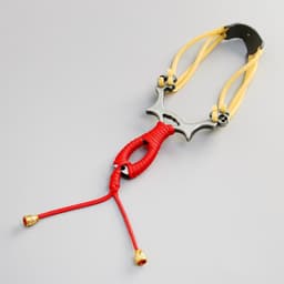 Рогатка металлическая «Молния» в текстильной оплётке, микс