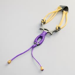 Рогатка металлическая «Молния» в текстильной оплётке, микс