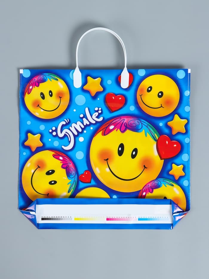 Пакет «Лайк», полиэтиленовый с пластиковой ручкой, 80 мкм 37×34 см