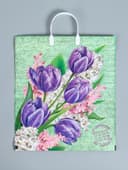 Пакет «Беатрис», полиэтиленовый с пластиковой ручкой, 100 мкм 40×44 см