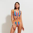 Плавки купальные женские MINAKU «Summer sun», размер 50, цвет полоса