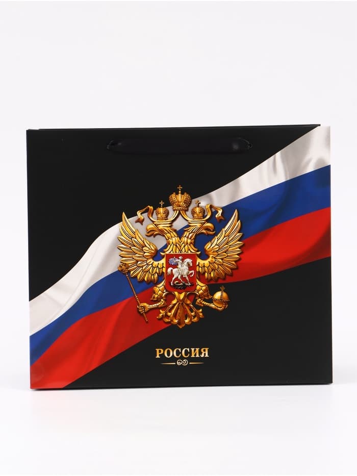Пакет подарочный, упаковка, «Россия», 32 х 26 х 12 см