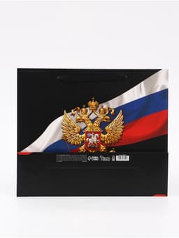 Пакет подарочный, упаковка, «Россия», 32 х 26 х 12 см