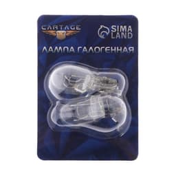 Галогенная лампа для автомобиля Cartage, W21/5W, W3×16d, 12 В, габарит/стоп, набор 2 шт.