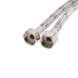 Подводка гибкая для смесителя ZEIN, гайка 1/2", штуцер М10, 30 см, набор 2 шт.