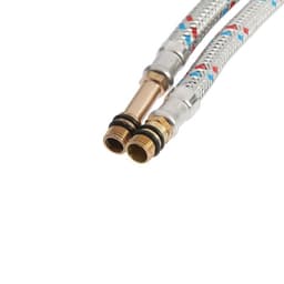 Подводка гибкая для смесителя ZEIN, гайка 1/2", штуцер М10, 30 см, набор 2 шт.