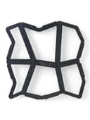 Форма для садовой дорожки, 42×42×4 см, чёрная