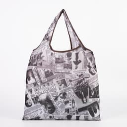 Сумка хозяйственная без застежки, 36×0.5×58 см, серая