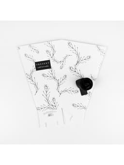 Переноска для цветов на лентах Present with best wishes, 17×25×9 см