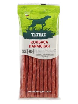 Колбаса пармская TitBit «Золотая коллекция» для собак, 80 г