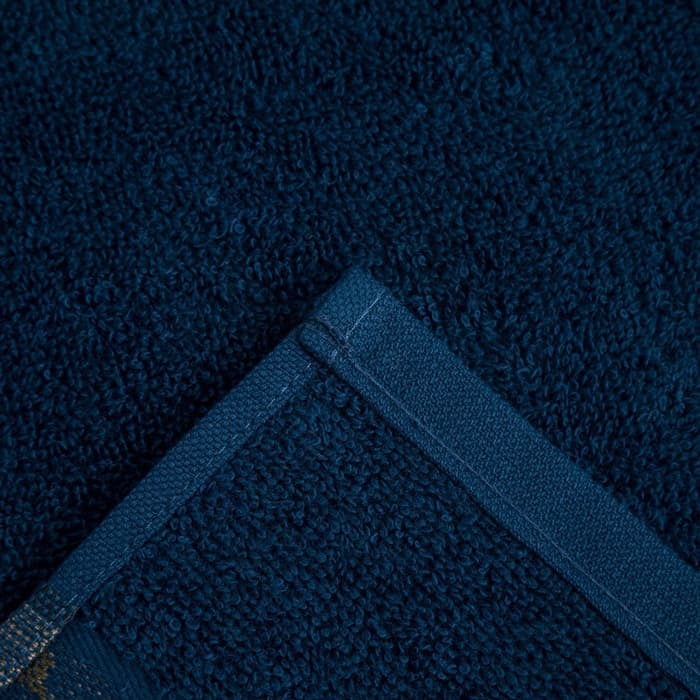 Полотенце махровое Love Life «Милитари» 70×130 см, 100% хлопок, 360 г/м², синее