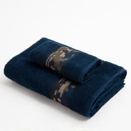 Полотенце махровое Love Life «Милитари» 70×130 см, 100% хлопок, 360 г/м², синее