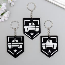 Брелок для ключей на кольце «Танк - звезда», EVA, 5.5×6.5 см