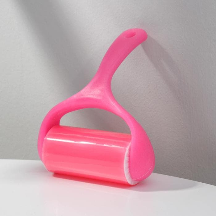 Ролик для чистки одежды силиконовый, 19×12×5.5 см, МИКС