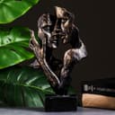 Фигурка полистоун «Пара влюбленных», чёрный с золотом, 30 см