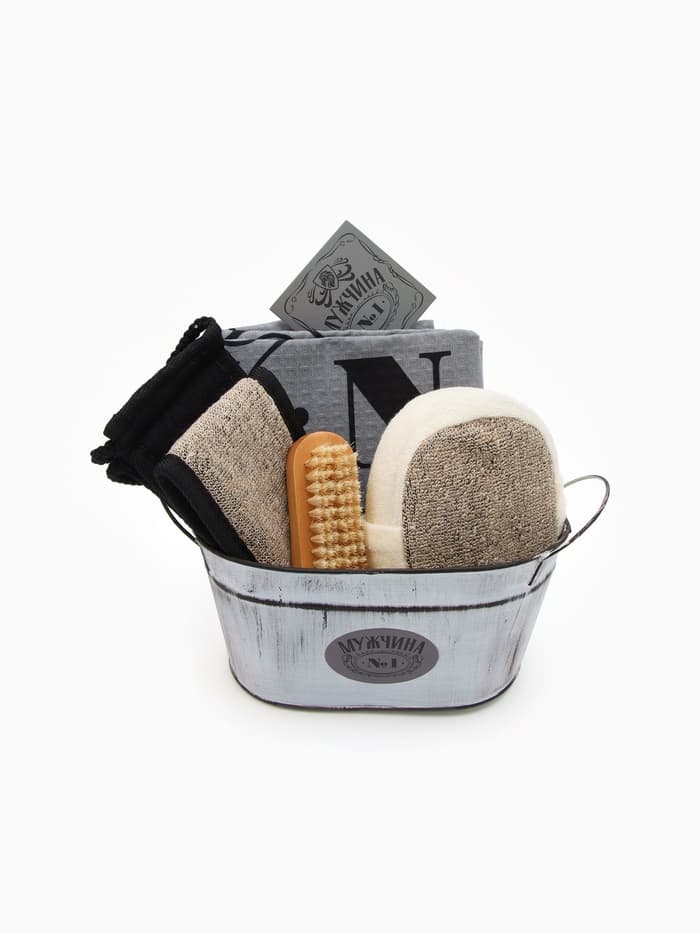 Набор подарочный «Этель. Мужчина №1», полотенце и аксессуары