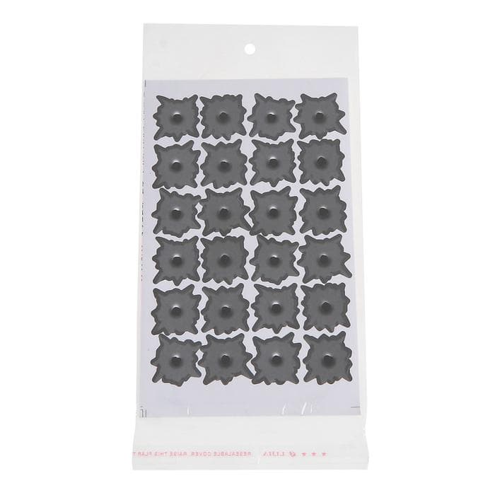 Наклейка на авто, следы от пуль, набор 24 шт.