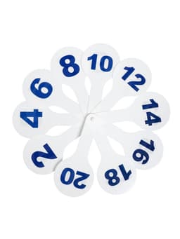 Набор веер-касс, гласные, согласные, цифры от 1 до 20, Calligrata, гибкие, 3 штуки, пакет с европодвесом, МИКС