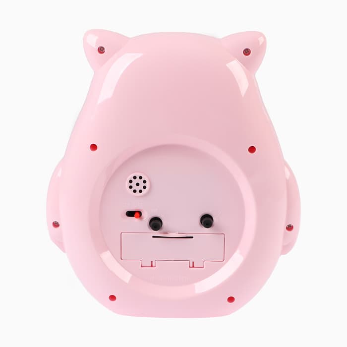 Часы - будильник настольные «Совушка», дискретный ход, циферблат d=11 см, 14.5×16 см, от батареек АА