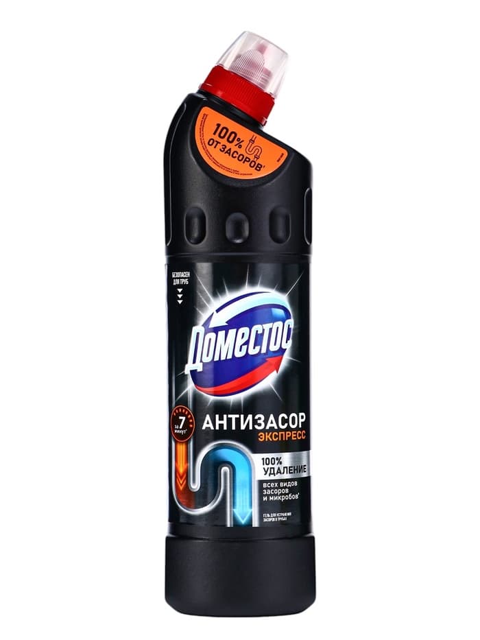 Средство от засоров в трубах, Domestos 750 мл