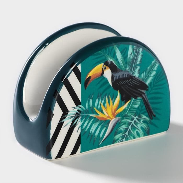 Салфетница Доляна «Тропики», 9.8×4.5×6.2 см