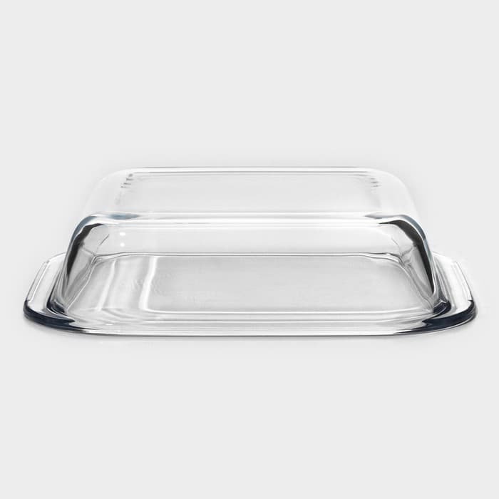 Форма для запекания Доляна «Лазанья», 1.6 л, 24.7×22×5.2 см, квадратная, жаропрочное стекло, прозрачная