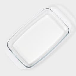 Кастрюля для запекания Доляна «Утятница», 2.9 л, 24.5×20.5×13.5 см, жаропрочное стекло, прозрачная