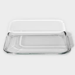 Контейнер для еды Доляна «Клик», 1.04 л, 20×15.5×7 см, с крышкой, жаропрочное стекло, МИКС