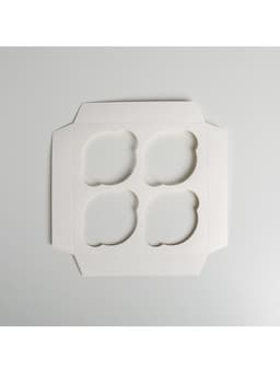 Коробка для капкейков, кондитерская упаковка, 4 ячейки «8 Марта!», 16×16×10 см