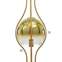 Светильник BayerLux 88509/1 E27 40 Вт золото 26×26×70-170 см