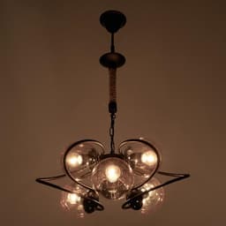 Люстра 85220/6 E27 40 Вт черный 52×52×53-83 см BayerLux