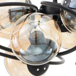 Люстра 85220/6 E27 40 Вт черный 52×52×53-83 см BayerLux