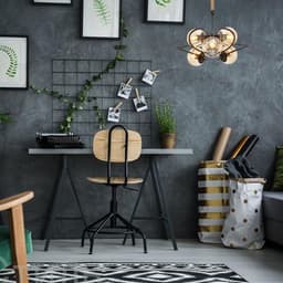 Люстра 85220/6 E27 40 Вт черный 52×52×53-83 см BayerLux