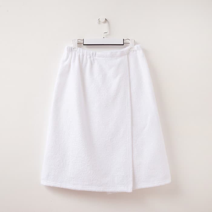 Полотенце - килт банное махровое «Экономь и Я. Парео», 68×150 см, 100% хлопок с AIRO, 320 г/м², белое