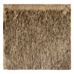 Ткань для рукоделия, мех длинноворсовой на трикотажной основе, цвет меланж, лоскут 50×50 см