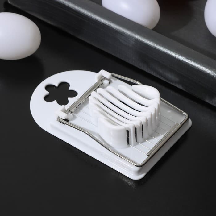 Яйцерезка Доляна «Комфорт», 14×8 см, МИКС