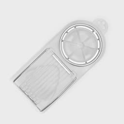 Яйцерезка с двумя видами нарезки Доляна, 19×8×2 см, белая