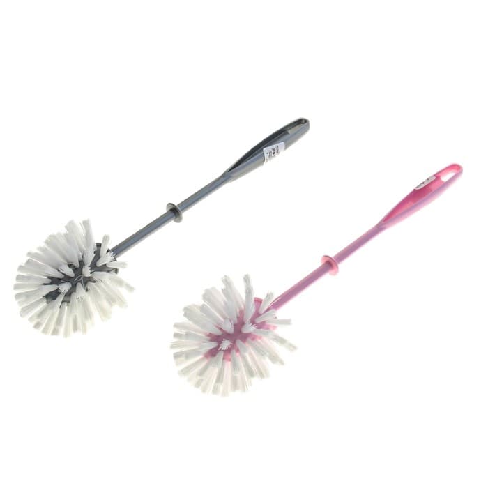 Ёршик для унитаза «Классика», 7.5×7.5×32 см, пластик, МИКС