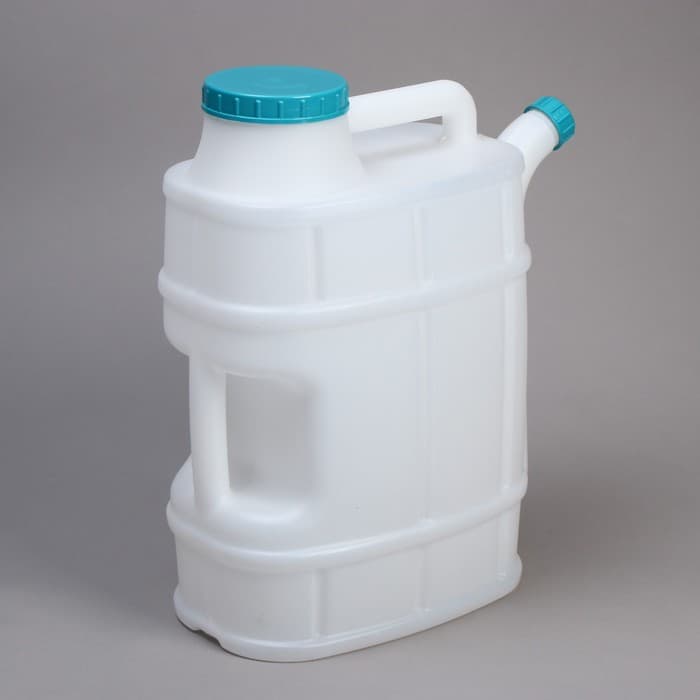 Канистра пищевая «Бочонок», 20 л, пластиковая, со сливом, белая